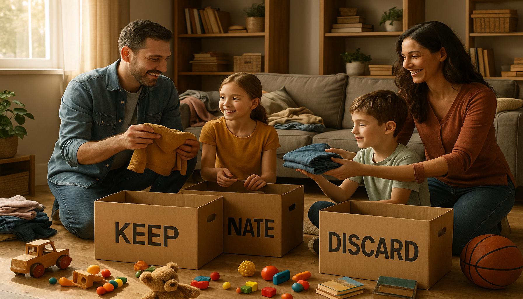 Decluttering in the Family: How to Involve Everyone in Reducing Household Clutter